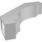 Ekena Millwork 3-in. W x 12-in. D x 12-in. H Pescadero Architectural Grade PVC Knee Brace BRCP03X12X12PEC - alternate 5